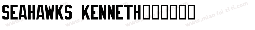Seahawks Kenneth字体转换